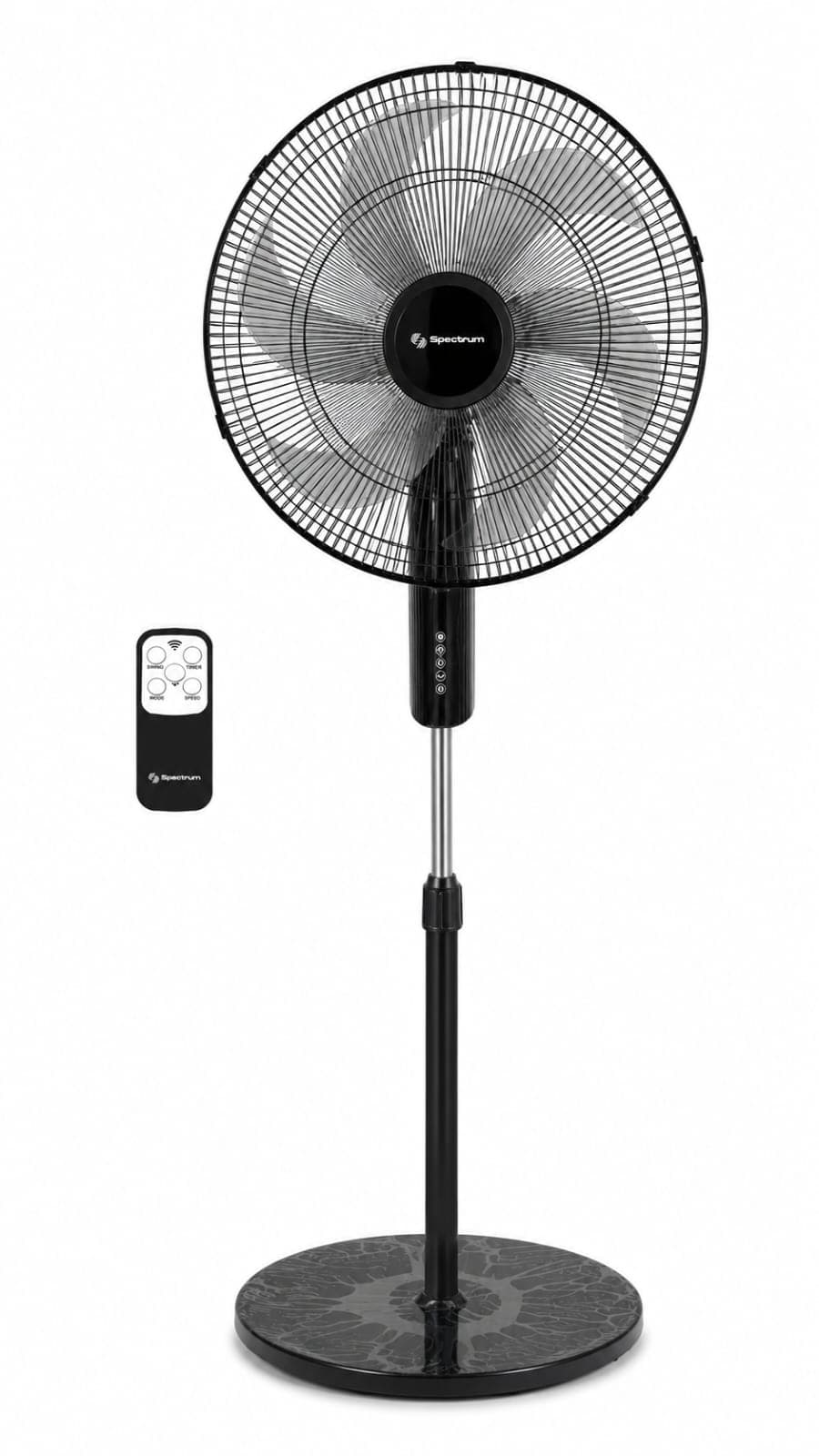 18-Inch premium Remote control Black Stand Fan 