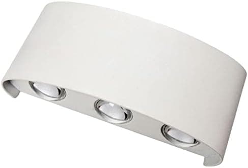 Modern 6W LED Wall Sconces, Indoor Stair Light Fixture, Warm White - Set of 2