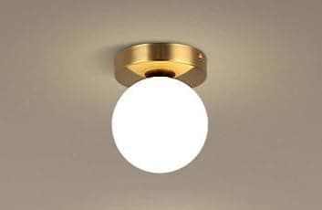 Mushkah Lighting Modern Ceiling Lamp with Globe Shade and Gold Finish__