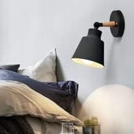 Generic Alloy Steel Wall Lamp 20x15cm - Black, Flush Mount - Mishkah Lighting