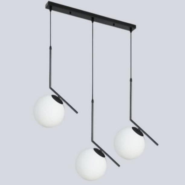 Modern Black Flush Mount Ceiling Light Fixture by Mishkah Lighting - Generic Metal Construction - Ideal for Living Rooms & Bedrooms