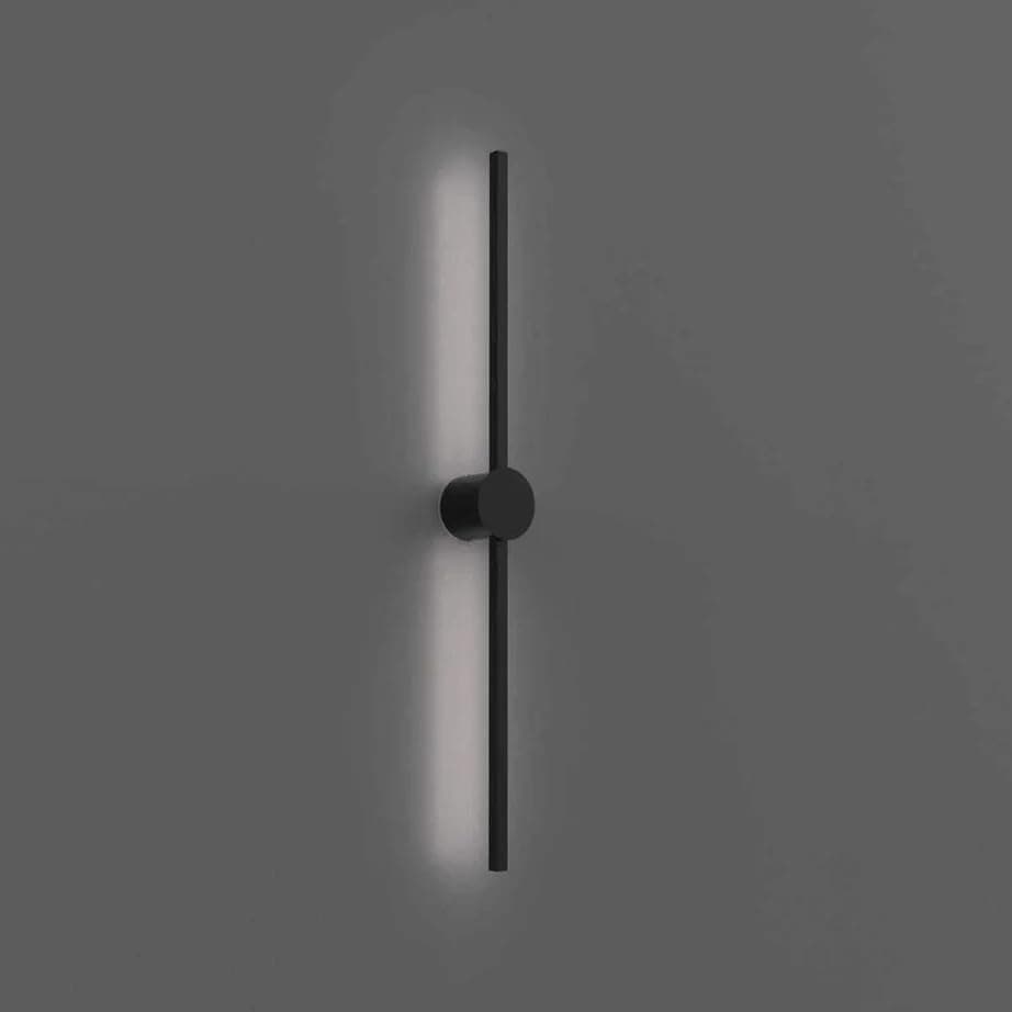 Modern Black Metal Wall Applique 120x10 cm by Mishkah Lighting