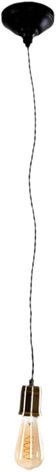 Meshkah Lighting Modern Single Hanging Pendant Light - Metal Construction