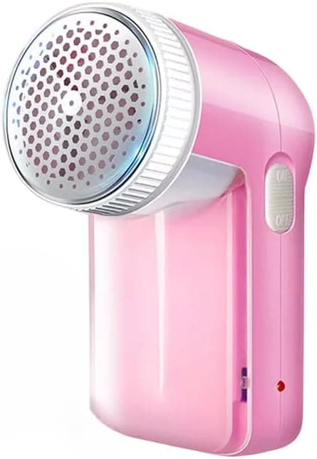 Magic Linen Remover – Portable Lint Remover for Clothes & Fabrics – Works on All Fabric Types – Rechargeable, Compact Design, Easy to Carry for Travel – 5W Power - Pink