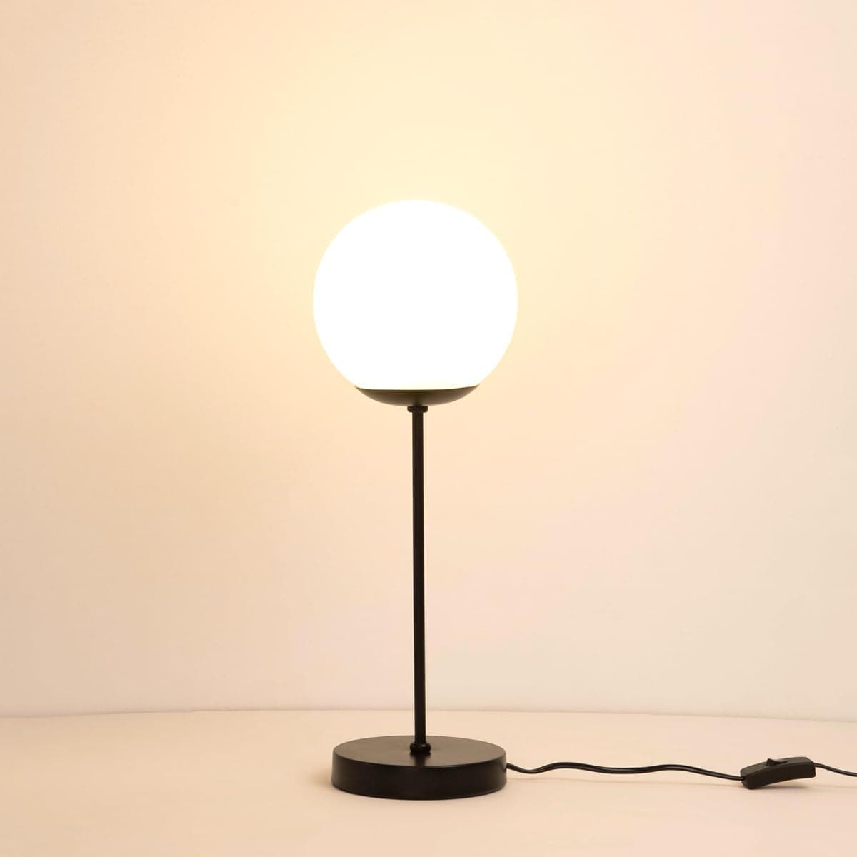 Modern Black Metal Ptegona Lamp with E27 Bulb - Mishkah Lighting