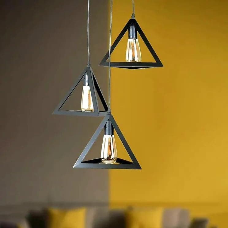 Mishkah Lighting 30x55cm Triple Ceiling Lamp