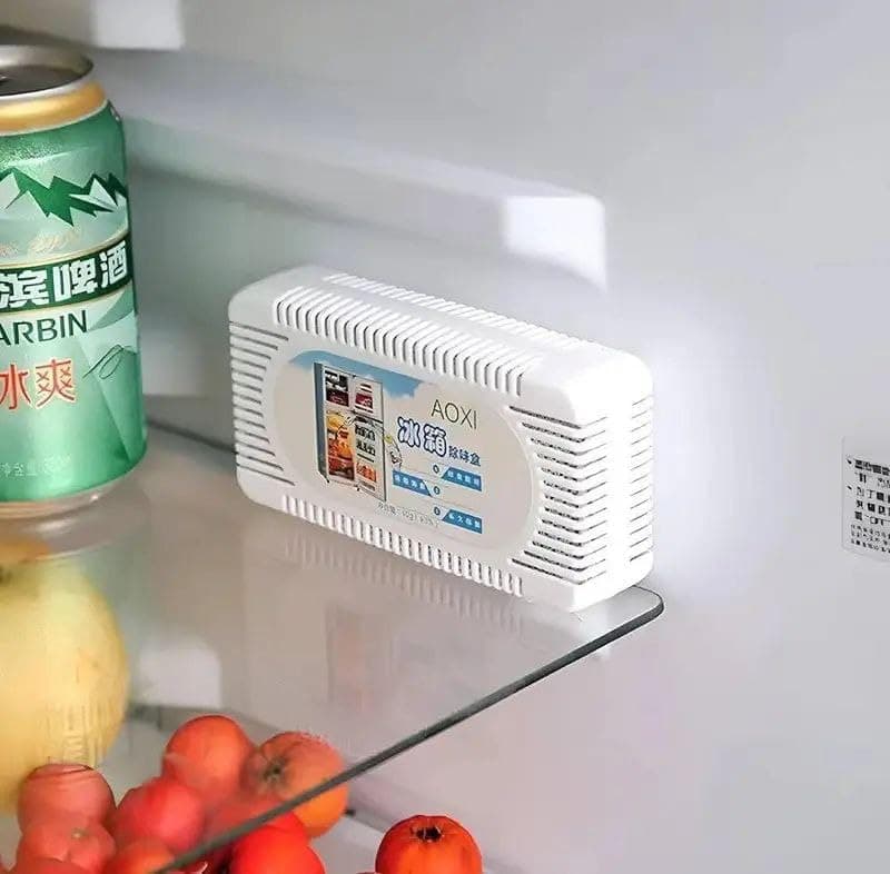 Generic Refrigerator Odor Eliminator Box with Nano Crystal Activated Carbon - White - 1 Count