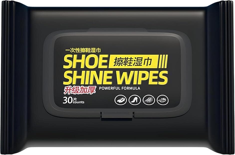 Multi-Use Shoe and Bag Cleaning Wipes - Deeply Cleans Dust and Dirt, 80 Sheets (2 Pack)