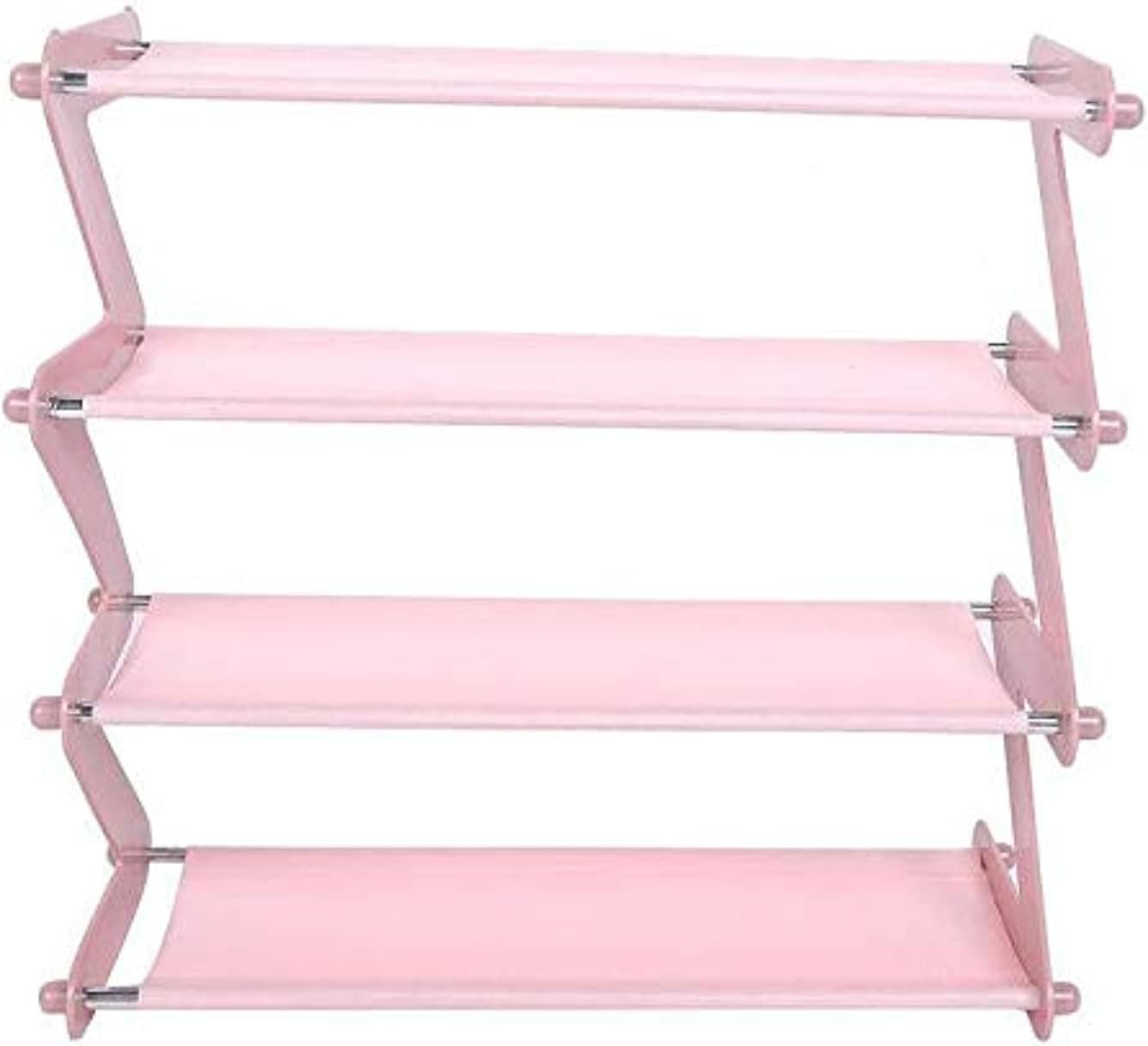 Mini Z-Shaped Shoe Rack for Kids – Compact 3-Tier Organizer for Children's Shoes, Easy Assembly, Space-Saving Design, Ideal for Bedrooms and Entryways