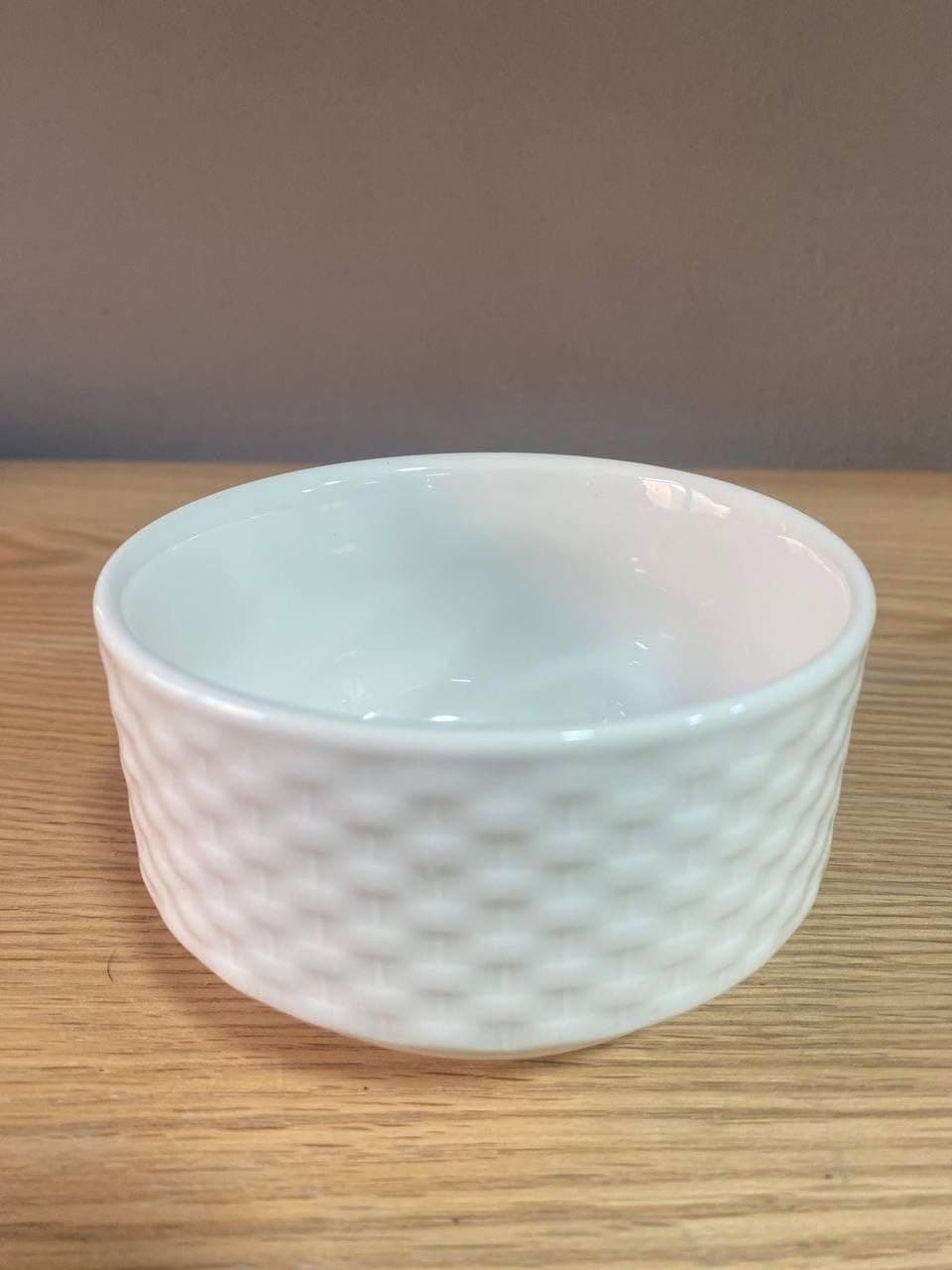 Generic Porcelain Deep Dish Bowl for Desserts and Main Dishes - White - 200cc - Oven and Microwave Safe