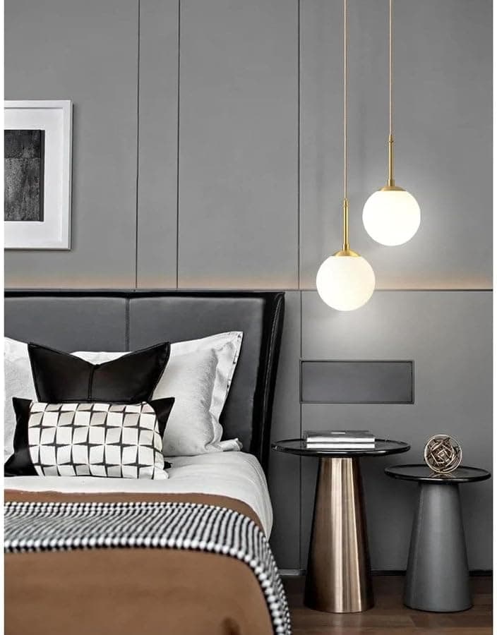 Modern Dual-Head Pendant Light Fixture by Mishkah Lighting