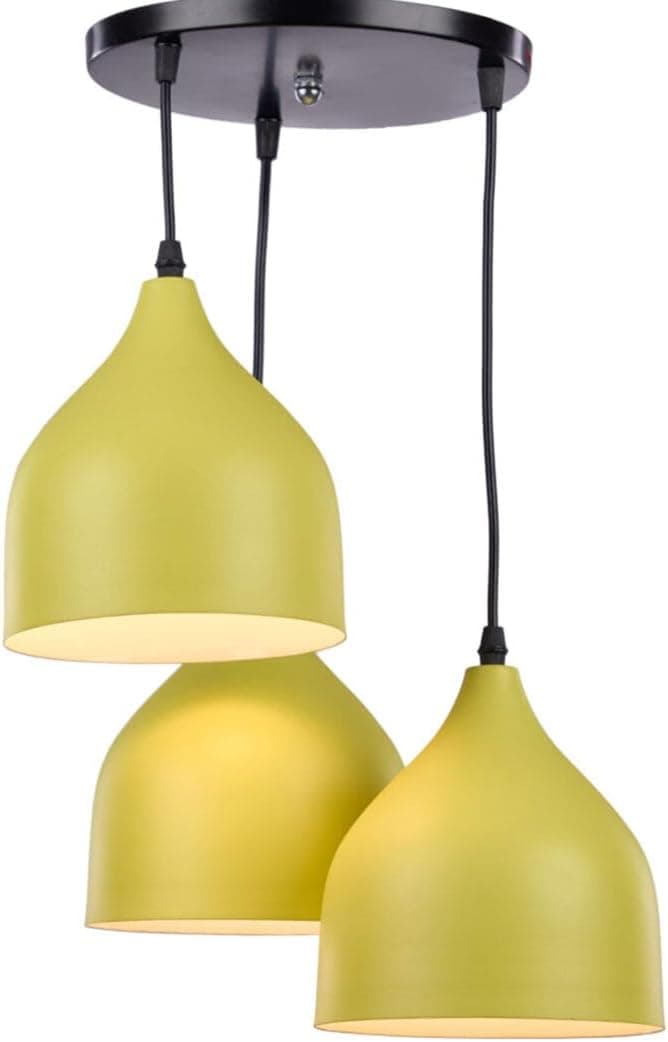 Ostrich Spoon 3 Bulb Yellow