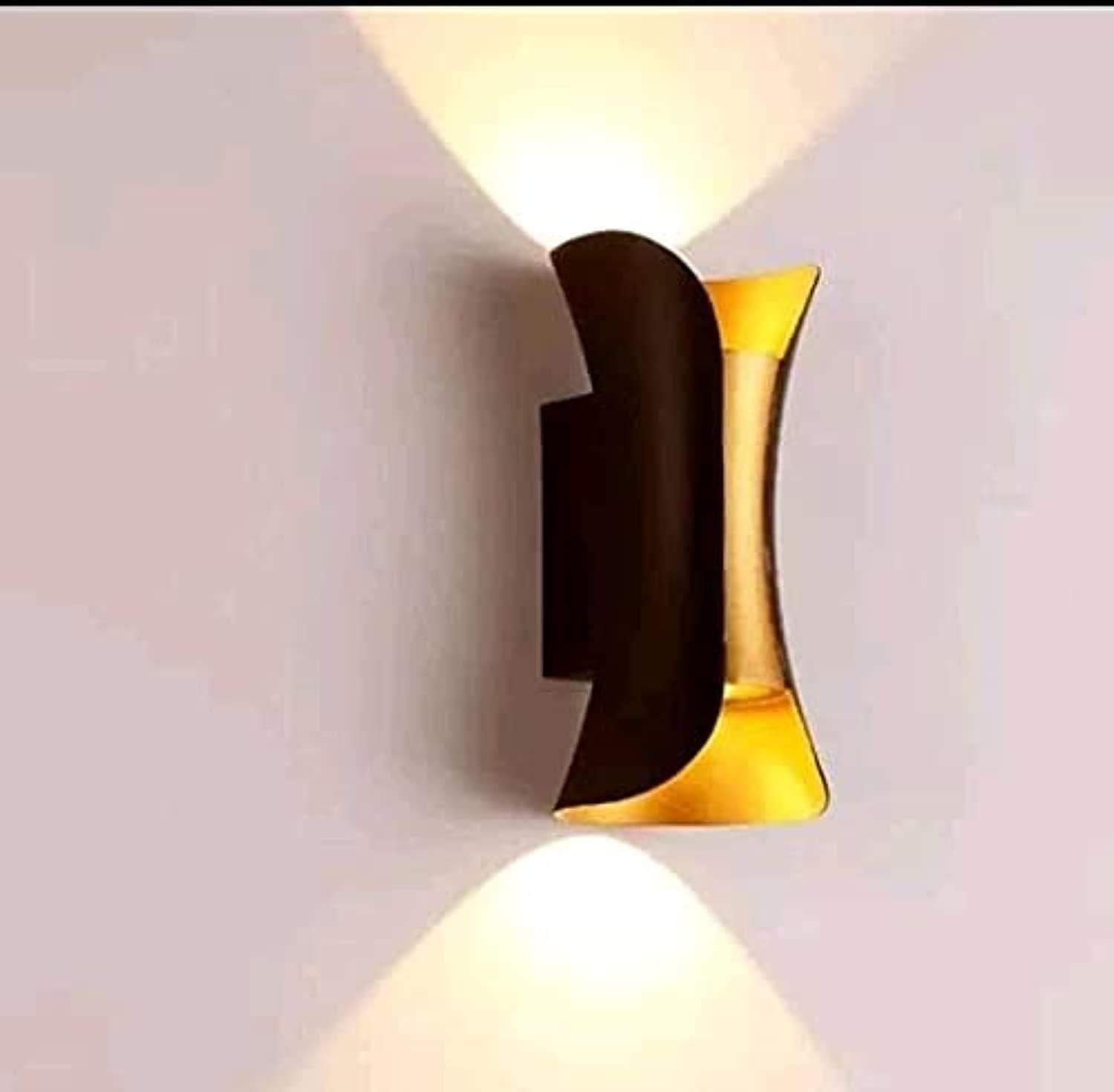 Modern Home Light Up and Down Wall Lamp, Multi Color Acrylic, Waterproof - Mishkah Lighting