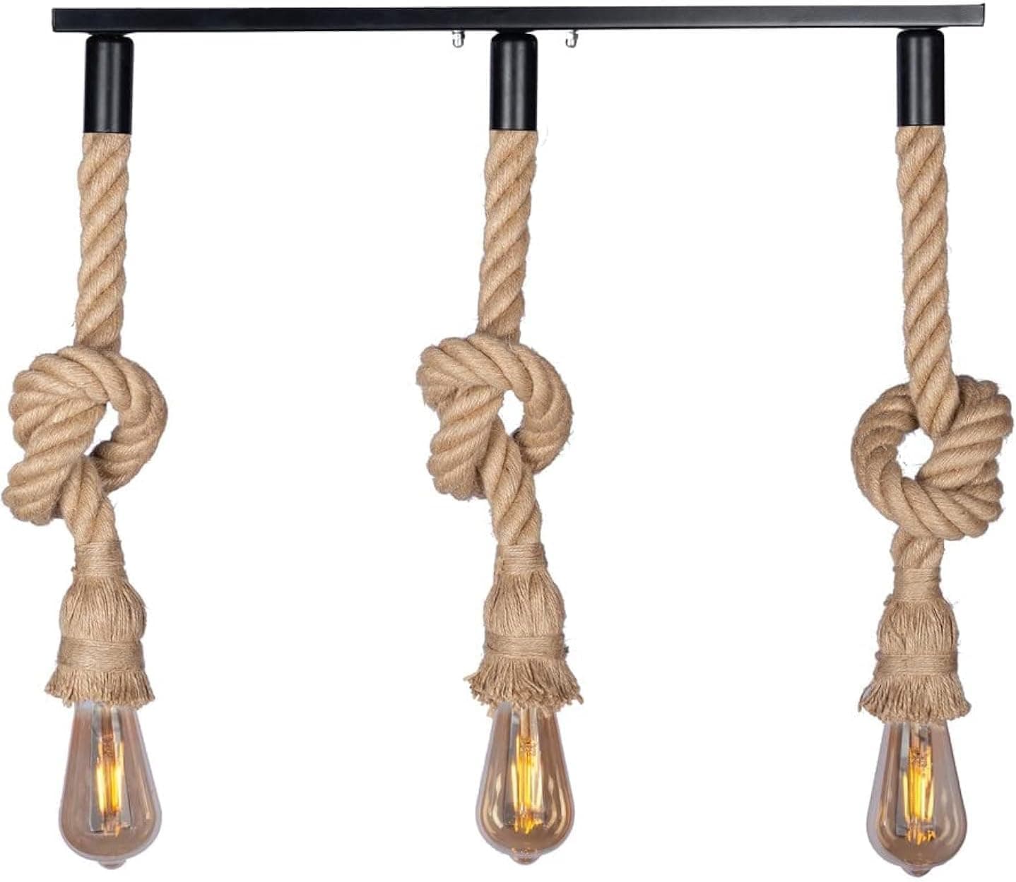 Modern Linen Rope Ceiling Lamp 45x50 cm - RL-CP-001 by Mishkah Lighting