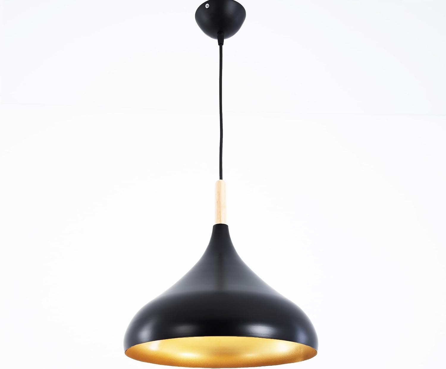 Modern Black LED Chandelier Light Fixture - Mishkah Lighting
