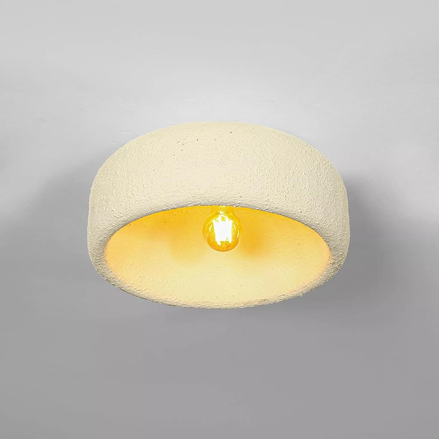 لمبة سقف حديثة من الألياف الزجاجية - إضاءة دافئة - إضاءة مشكاة - مصباح سقف عصري