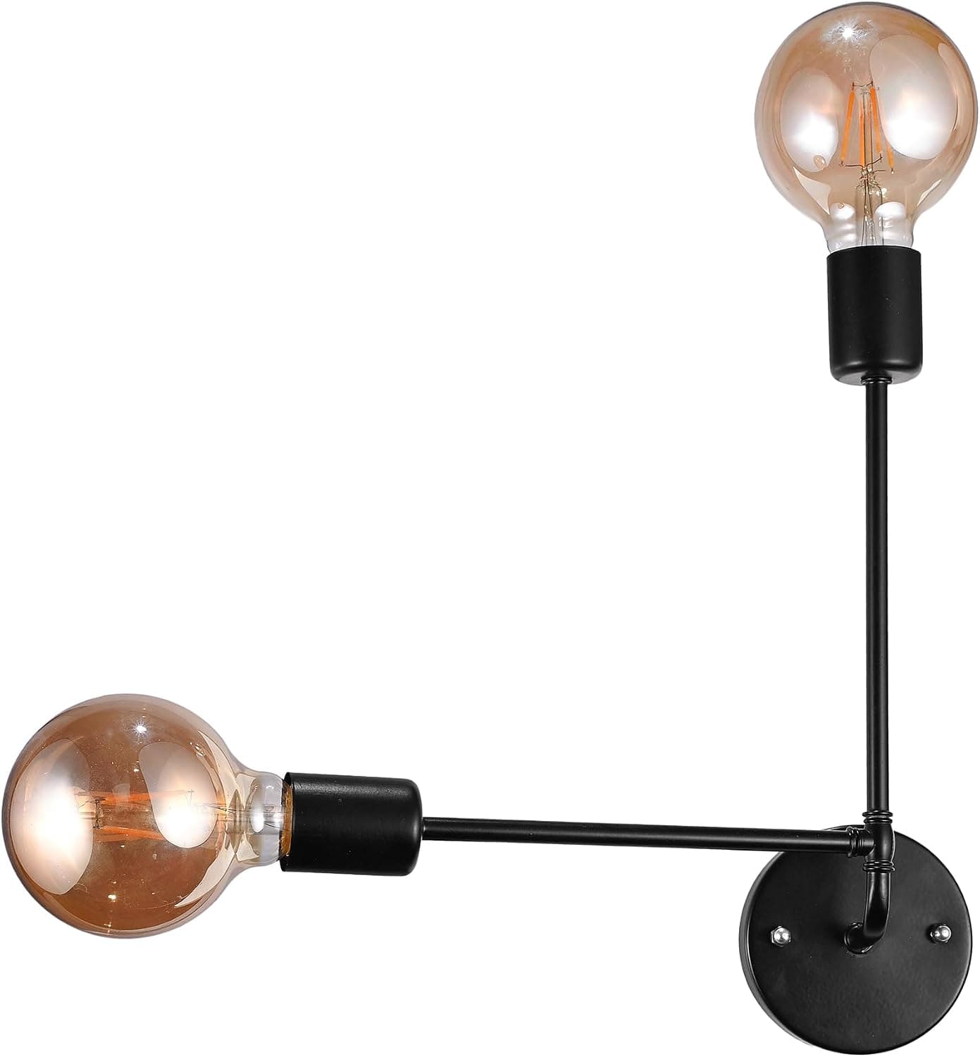 Applique Laward 2 Bulb Black