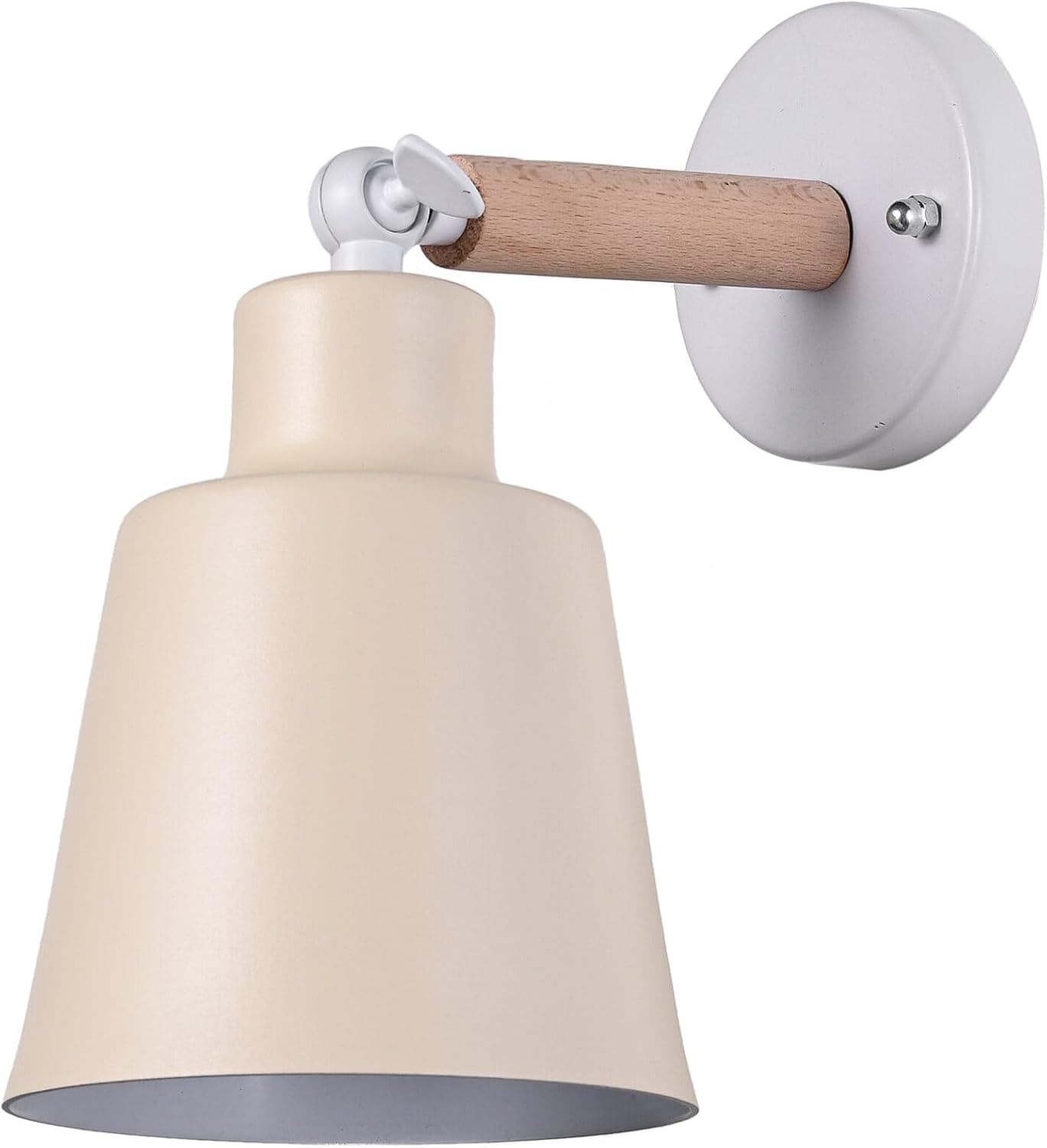 Modern Beige Wall Sconce Light Fixture - Elegant Design