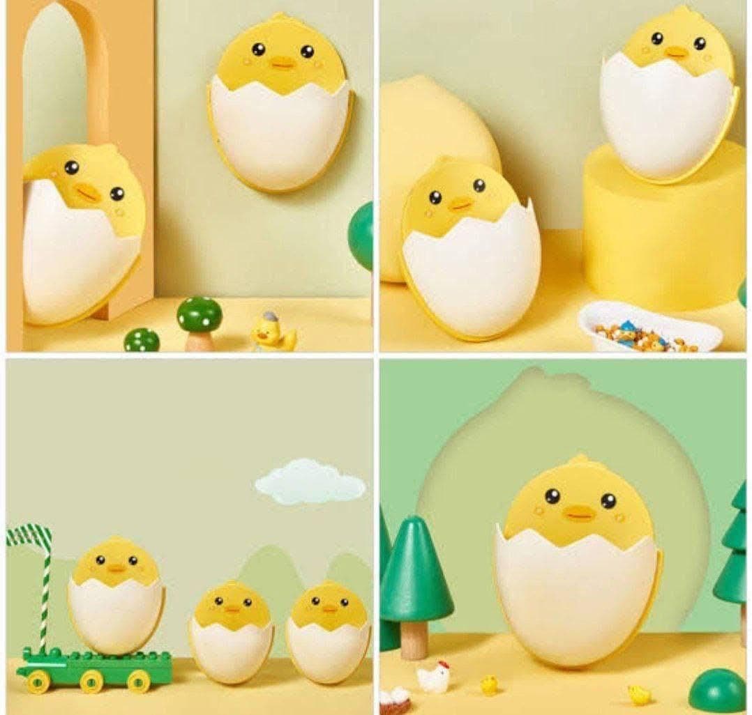 Generic Cute Chick Design Wall-Mounted Soap Holder, Yellow and White - Bathroom Storage Organiser