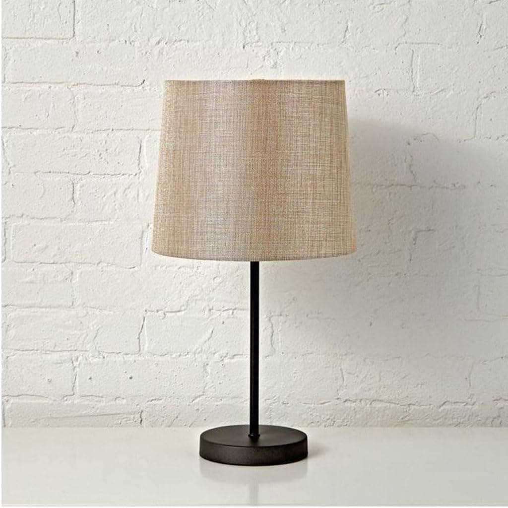 Elvira Table Lamp - Black and Beige
