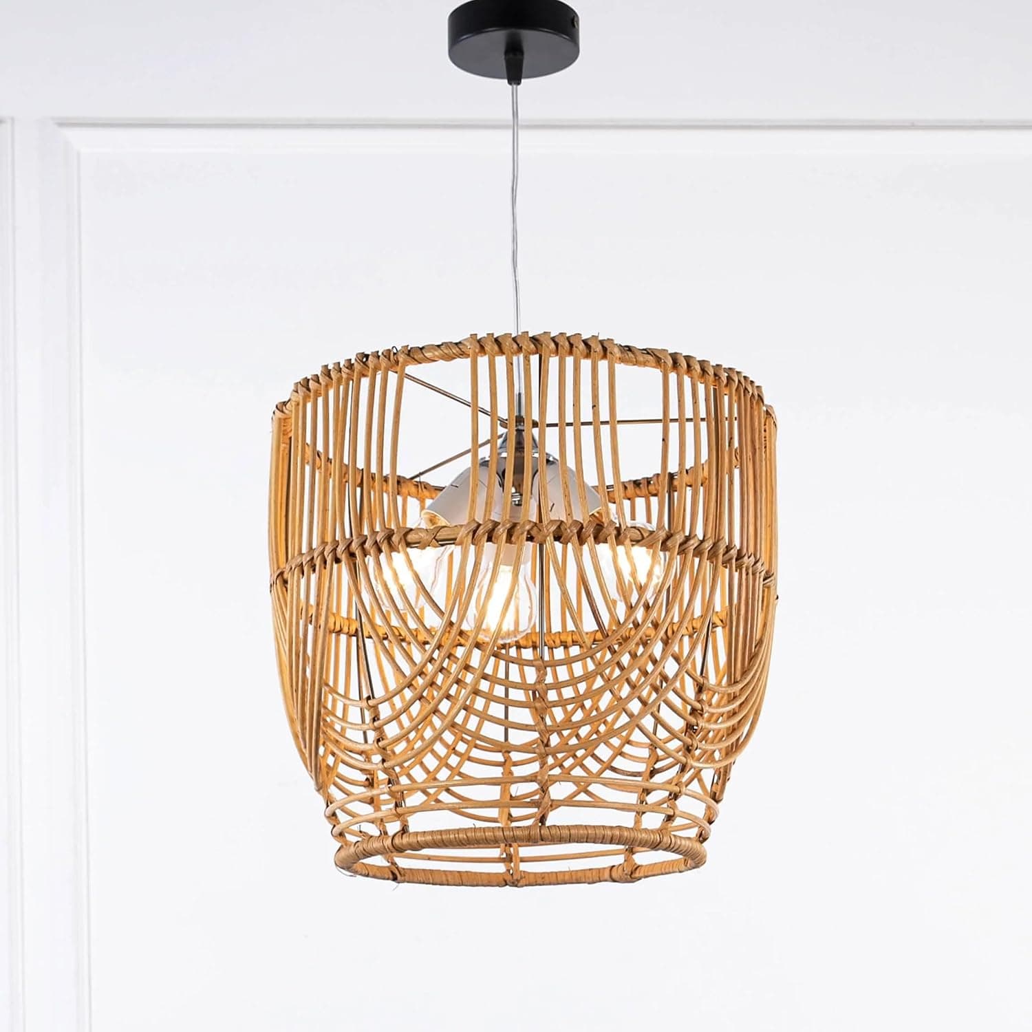 Modern Decorative Art Deco Ceiling Light 75x50cm - Beige Clay - Mishkah Lighting