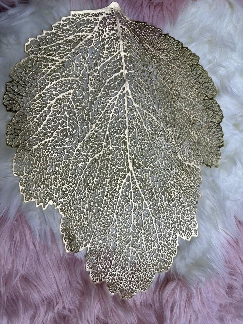 Multicolored Leaf Coaster for Plates and Cups