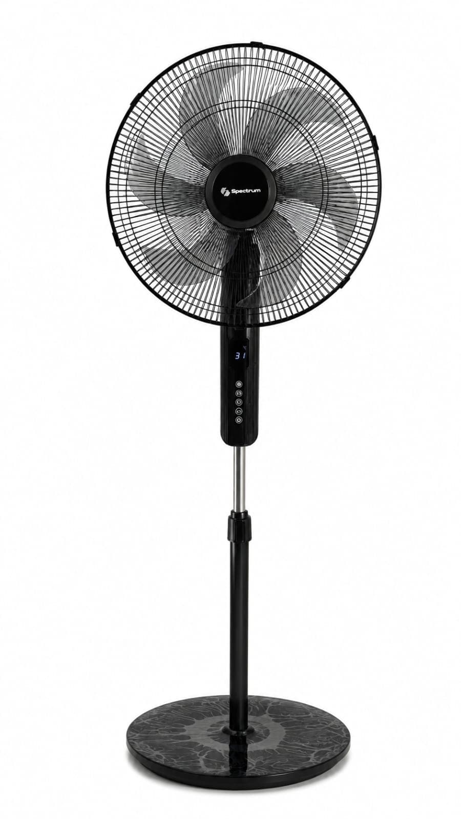 18-Inch Premium Black Stand Fan