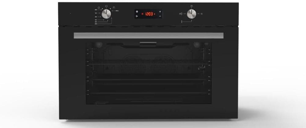 Kumtel 90cm Built-in Gas Oven with Convection & Digital LED Display - Black, A9-GGT (DDT)