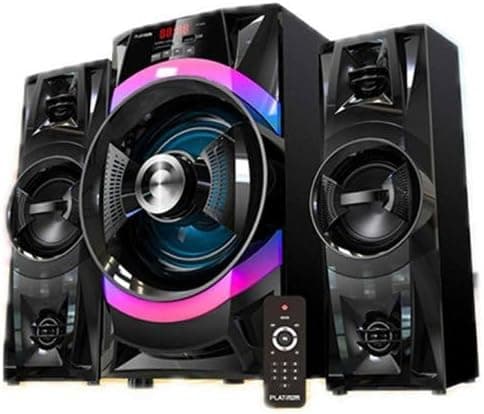 2.1 Platinum 2.1 Channel Home Audio Subwoofer System with Bluetooth, USB & AUX, Remote Control, 3 Units – Model AH-6060