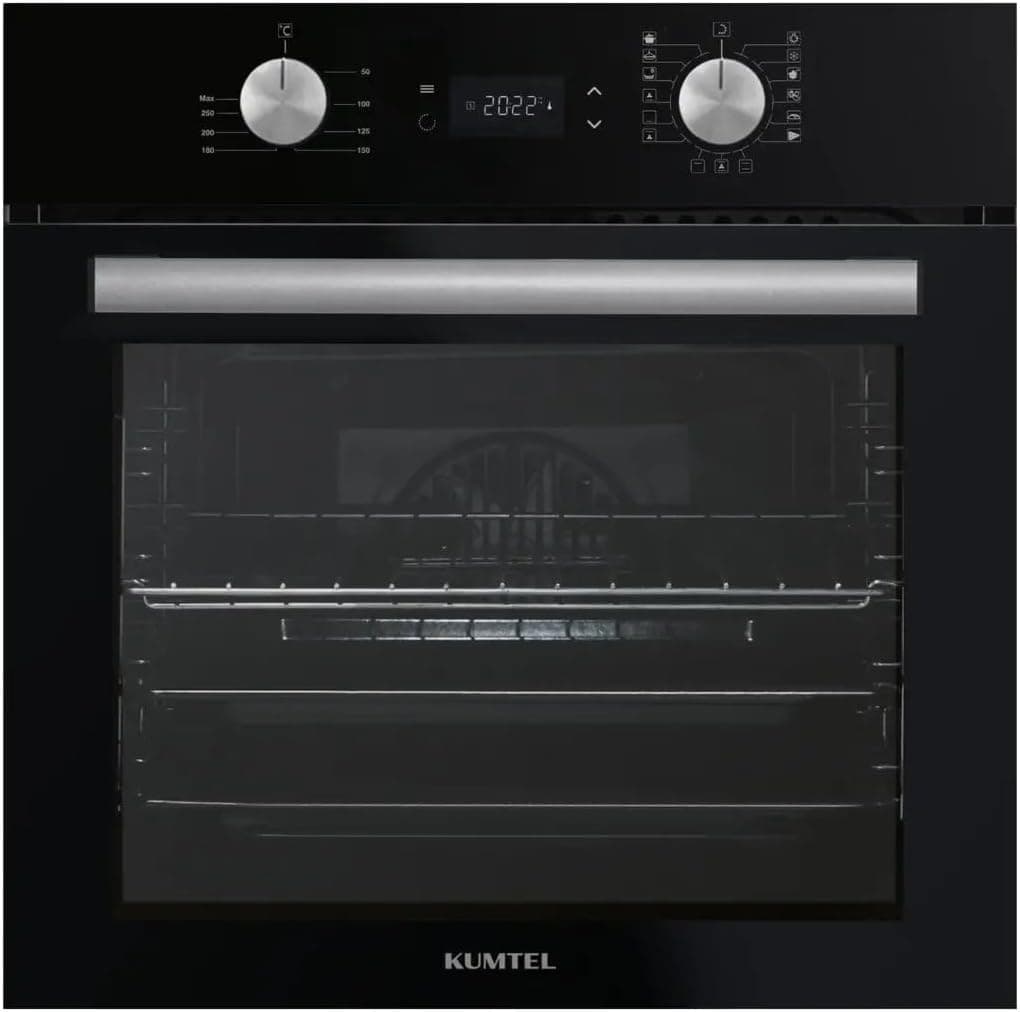 Kumtel 60cm Built-In Electric Oven Black with Turbo Fan, B66-SF3