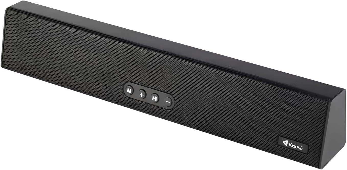 مكبر صوت بلوتوث LED-805 بصوت ستيريو قوي 10W وإضاءة ليد وبطارية 1800mAh، تشغيل حتى 8 ساعات يدعم USB وتي اف وايه يو اكس، من كيسونلي