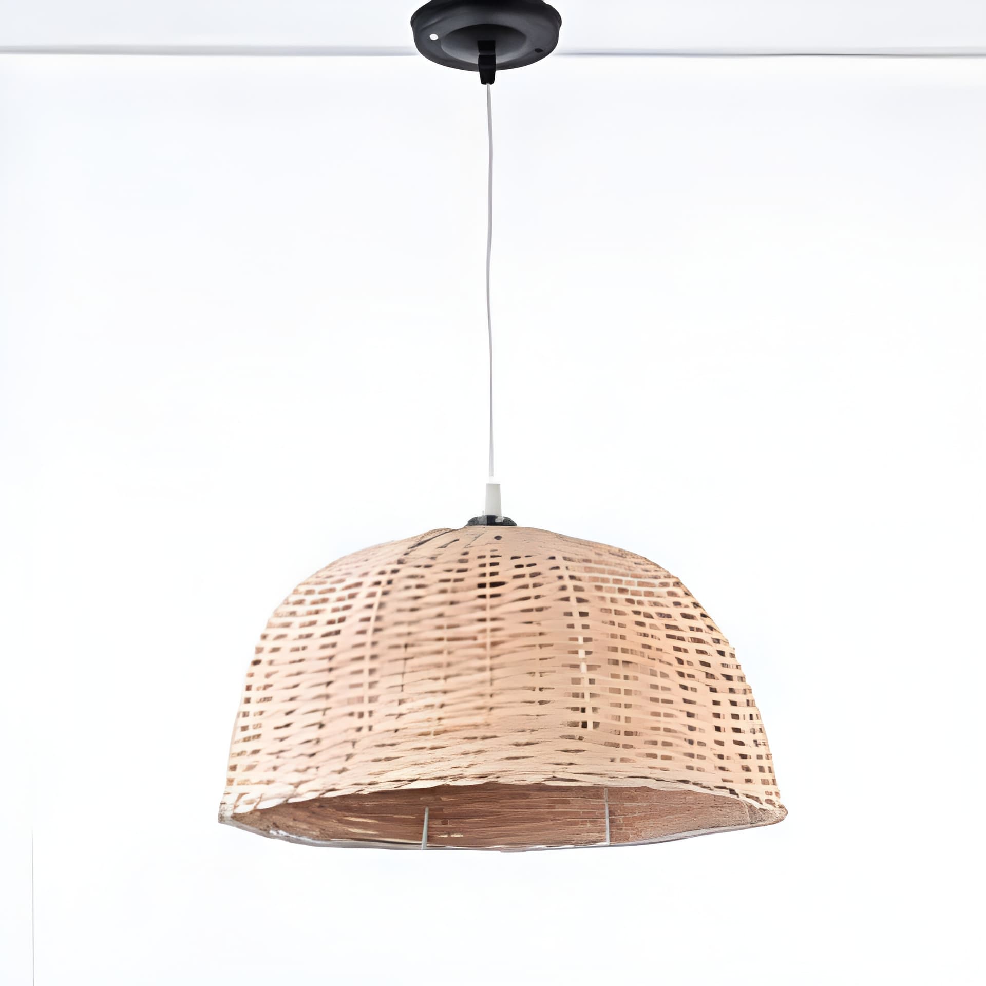 Boho Beige Chandelier 1-Light (50 Watts) - Mashkah Lighting